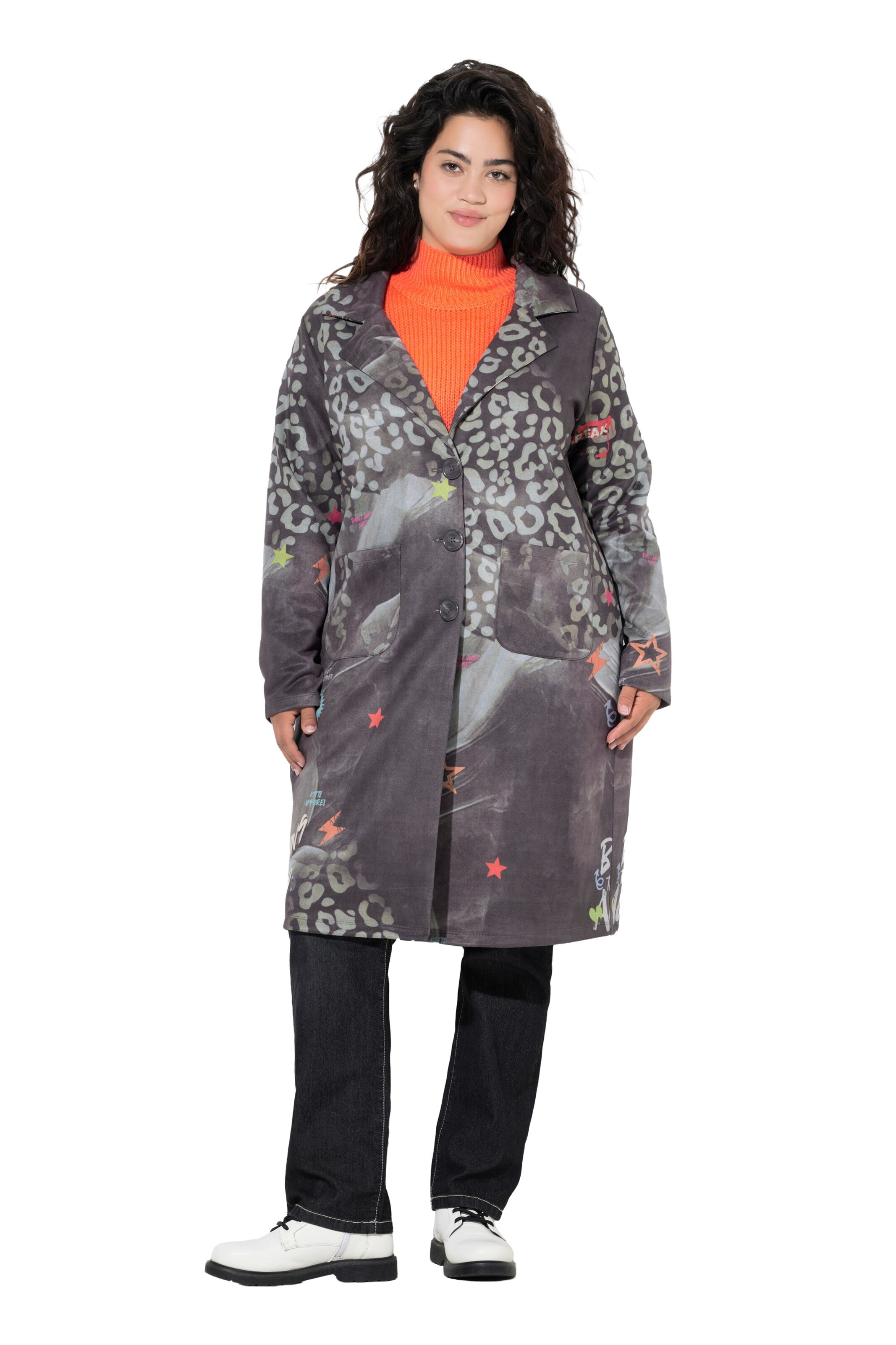 Angel of Style Tussenjas in Grijs: voorkant