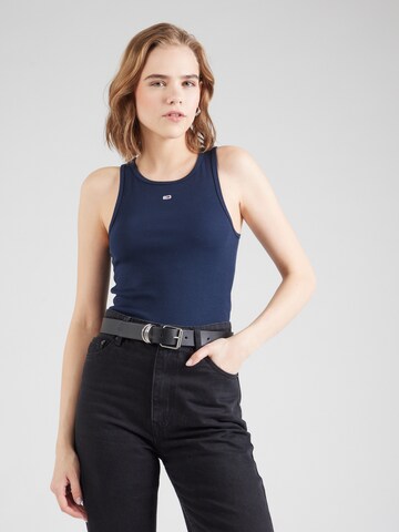 Top 'Essential' di Tommy Jeans in blu: frontale