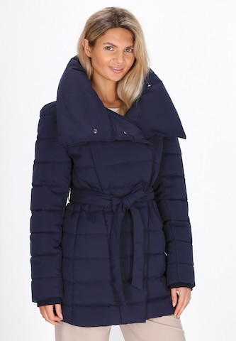 usha WHITE LABEL - Abrigo de entretiempo en azul: frente