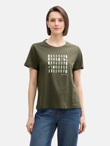 TOM TAILOR Shirt in Green: front