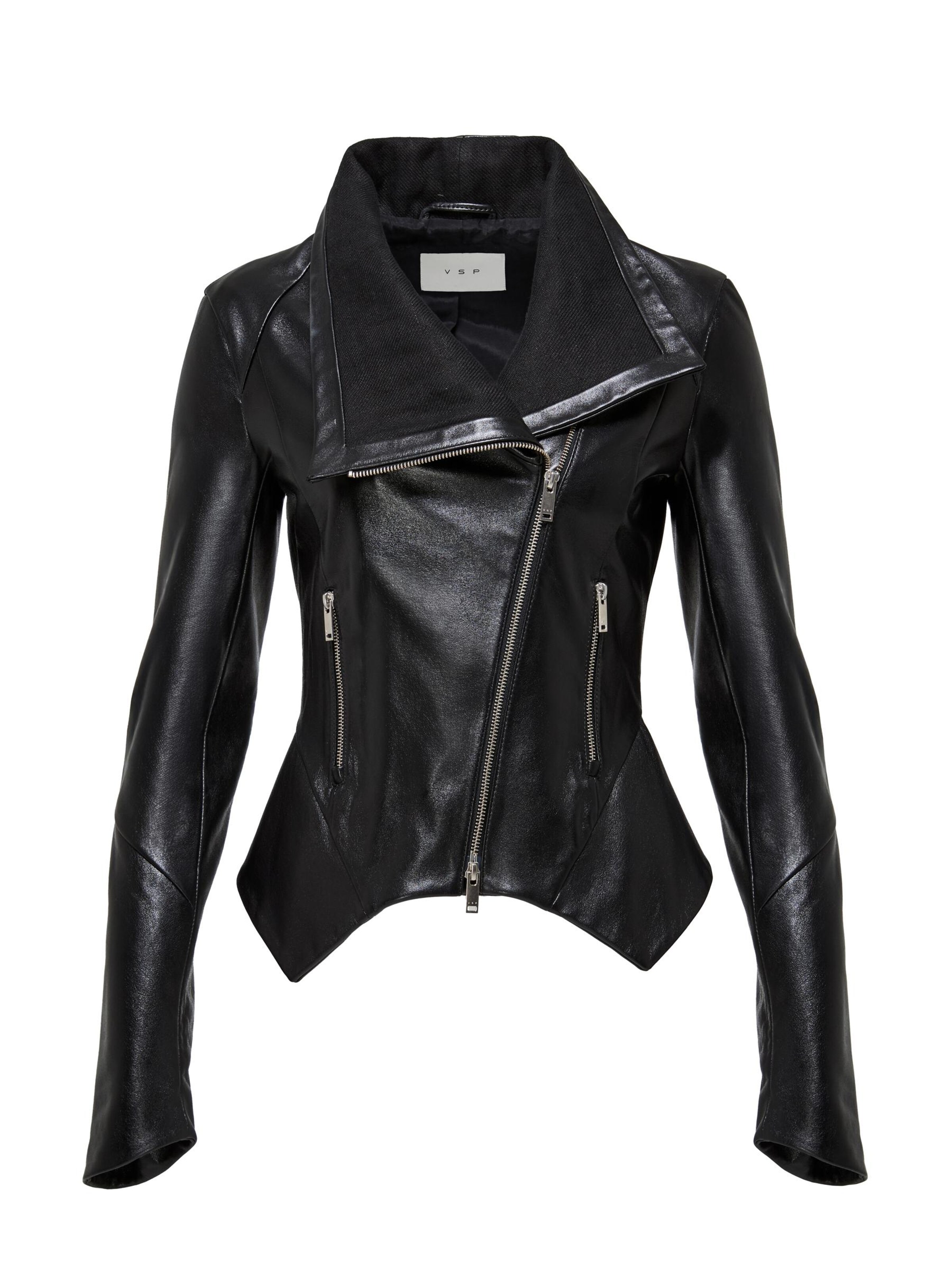 Veste d’hiver 'Sigrid' V S P en noir : devant