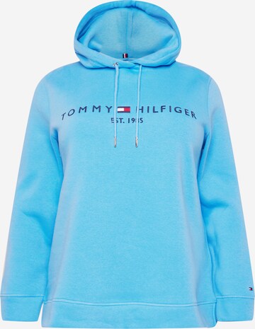 Tommy Hilfiger Curve Sweatshirt i blå: framsida