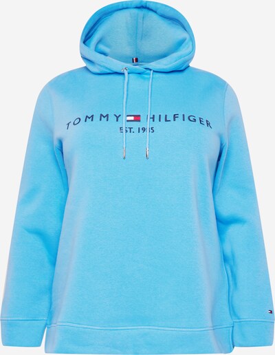 Tommy Hilfiger Curve Sweater majica u mornarsko plava / tirkiz / crvena / bijela, Pregled proizvoda