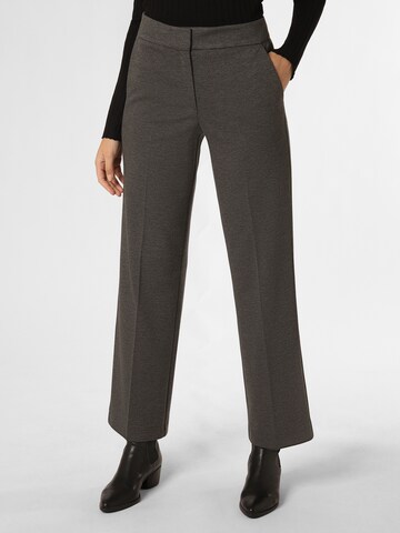 s.Oliver Wide Leg Bügelfaltenhose in Grau: Vorderseite