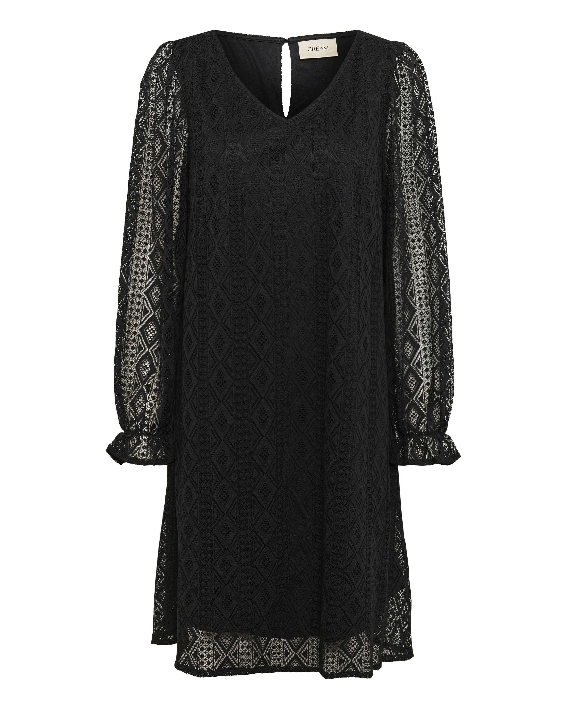 Cream Kjole 'Valerie' i sort: forside