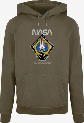Sweat-shirt 'NASA - STS135' Merchcode en vert : devant