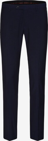 Digel Slim fit Pleated Pants in Blue: front