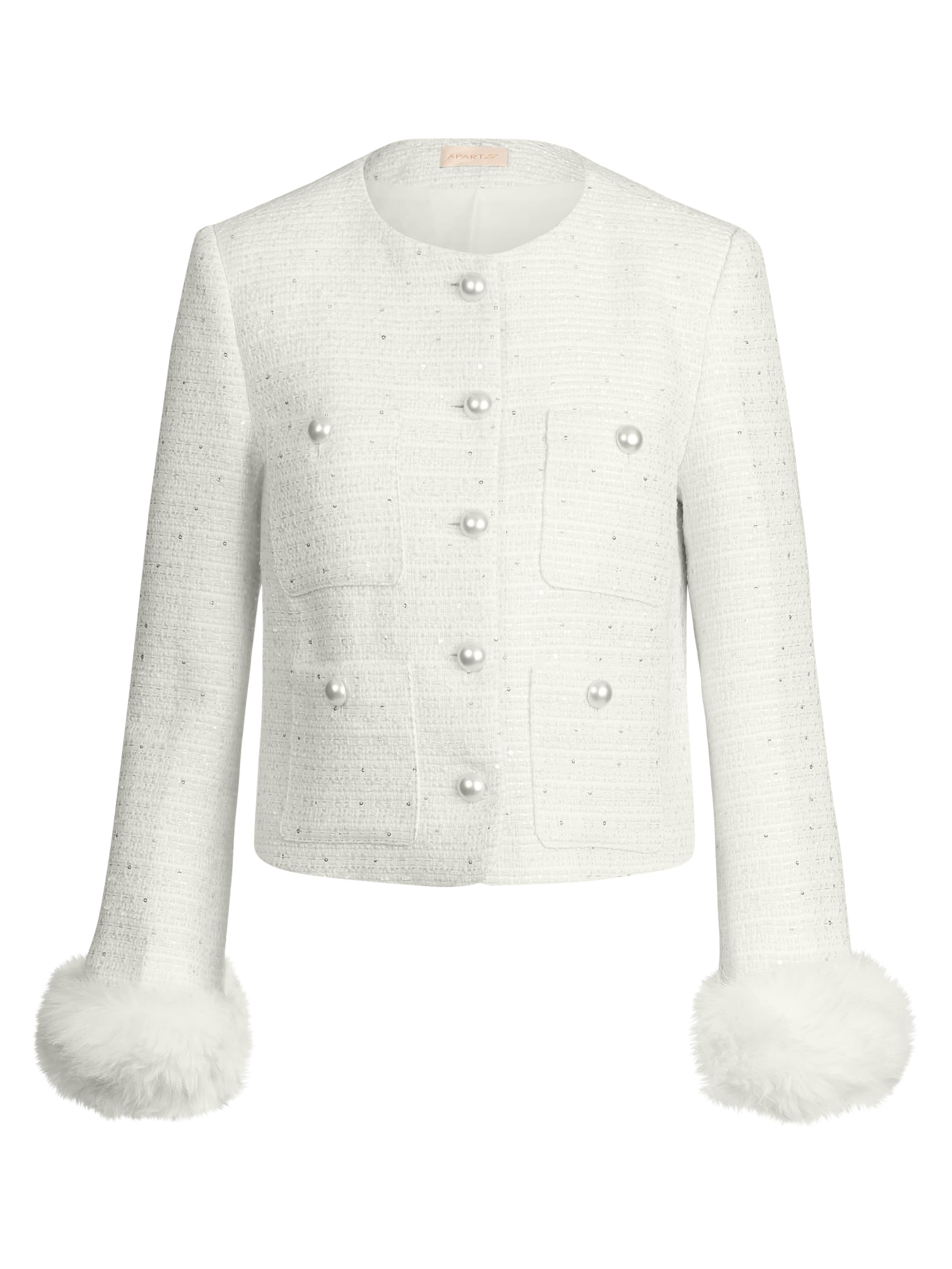 APART Blazer in 34 in Silver / Wool white, Item view
