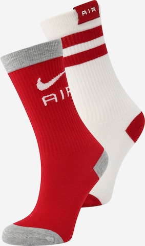NIKESportske čarape 'Everyday Essentials' - crvena boja: prednji dio