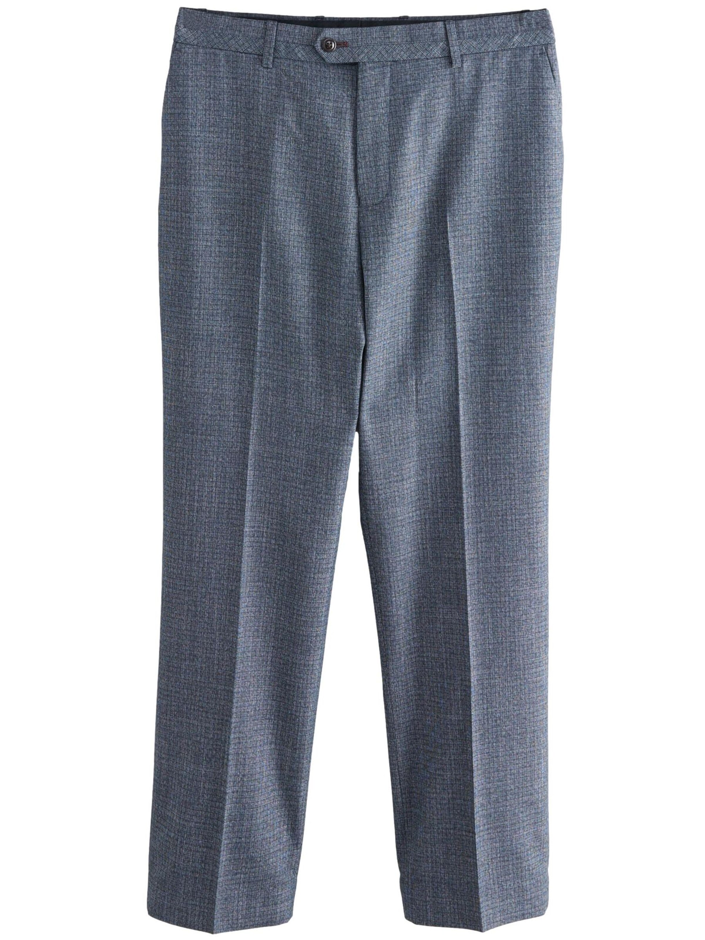 Next Regular Trousers with creases in Blue: front