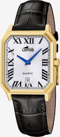 Lotus Analogové hodinky 'Date watch Square Series' – černá: přední strana