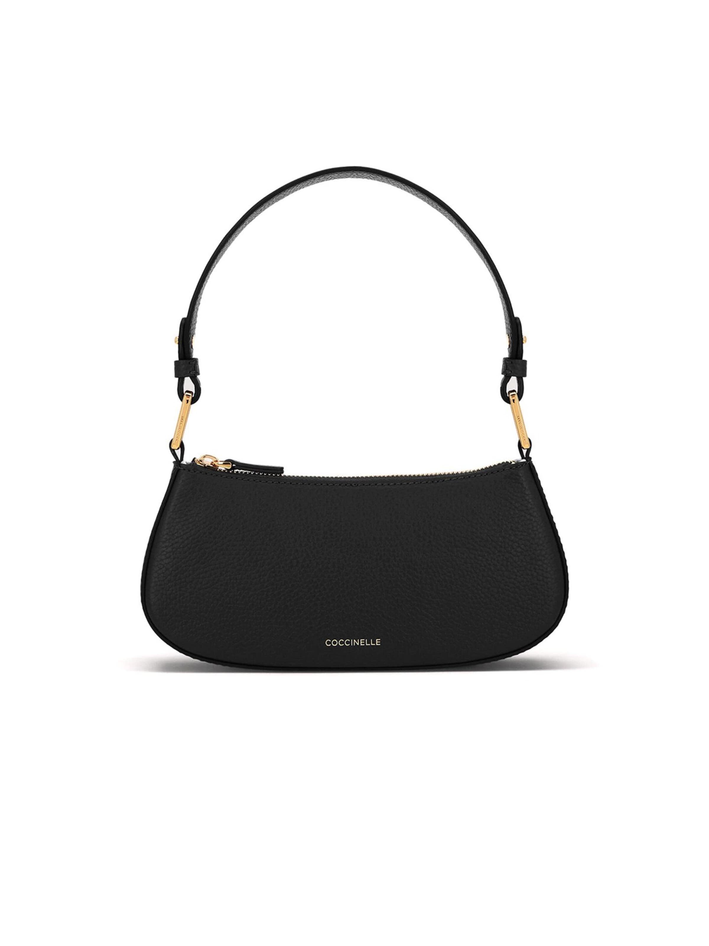 Coccinelle Shoulder Bag 'Coccinelle Shoulder Bag Silver' in Black: front