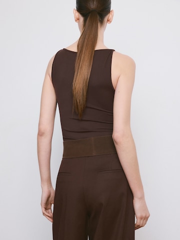 MANGOTop 'TECLA' - smeđa boja