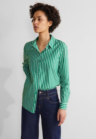 STREET ONE Blouse in Green: front