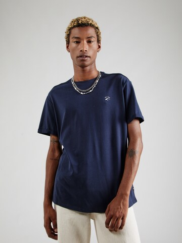 INDICODE JEANS Póló 'Kloge' - kék: elől