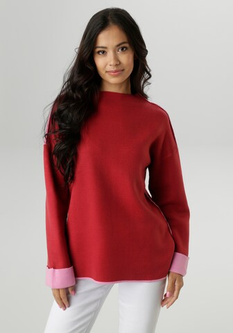 Aniston SELECTED Pullover in Rot: Vorderseite