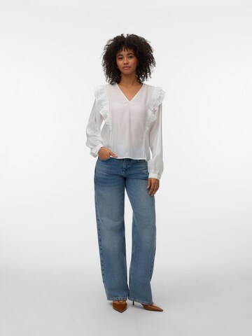 VERO MODA Bluse 'VMBliss' i hvid