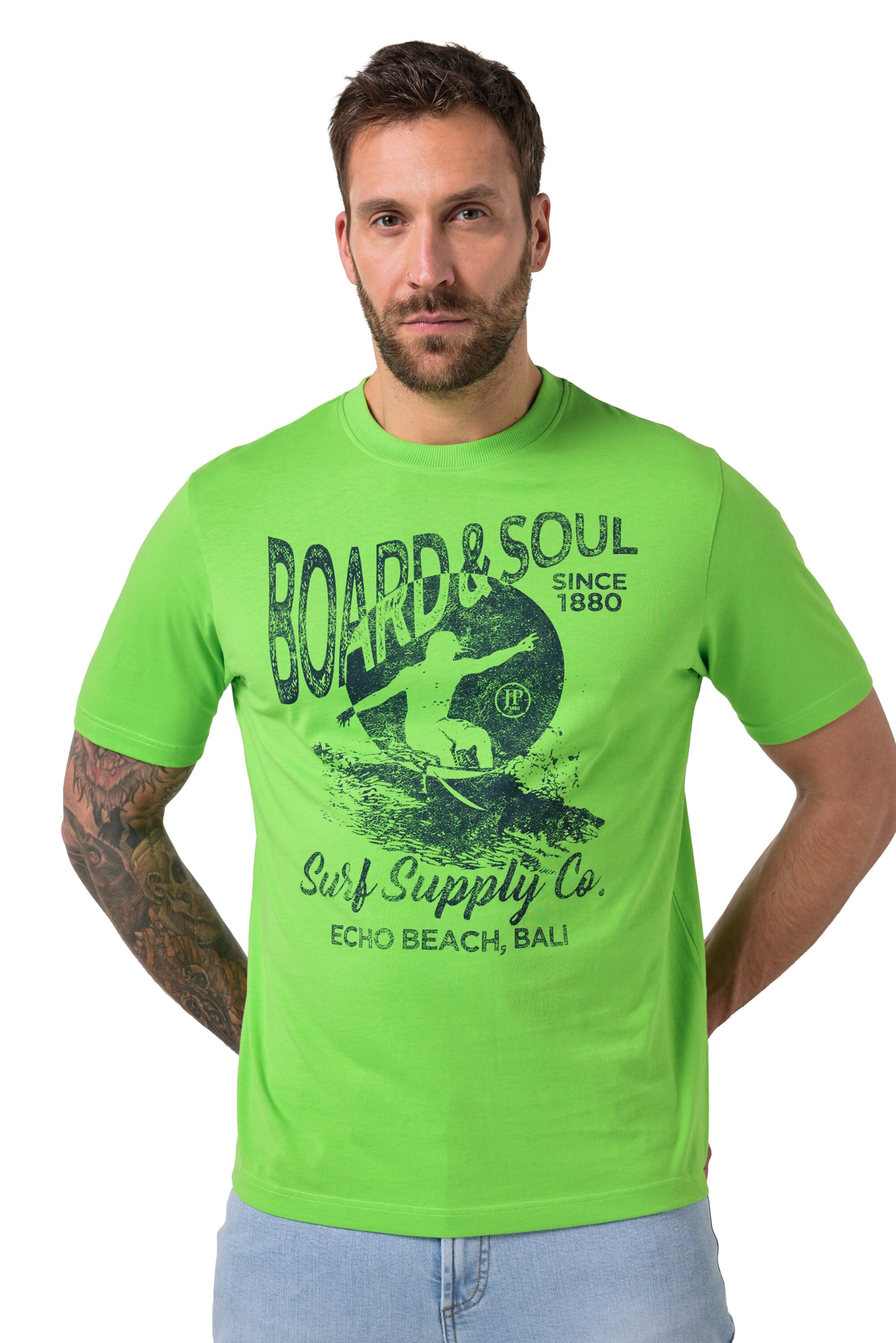 JP1880 Shirt in Green: front