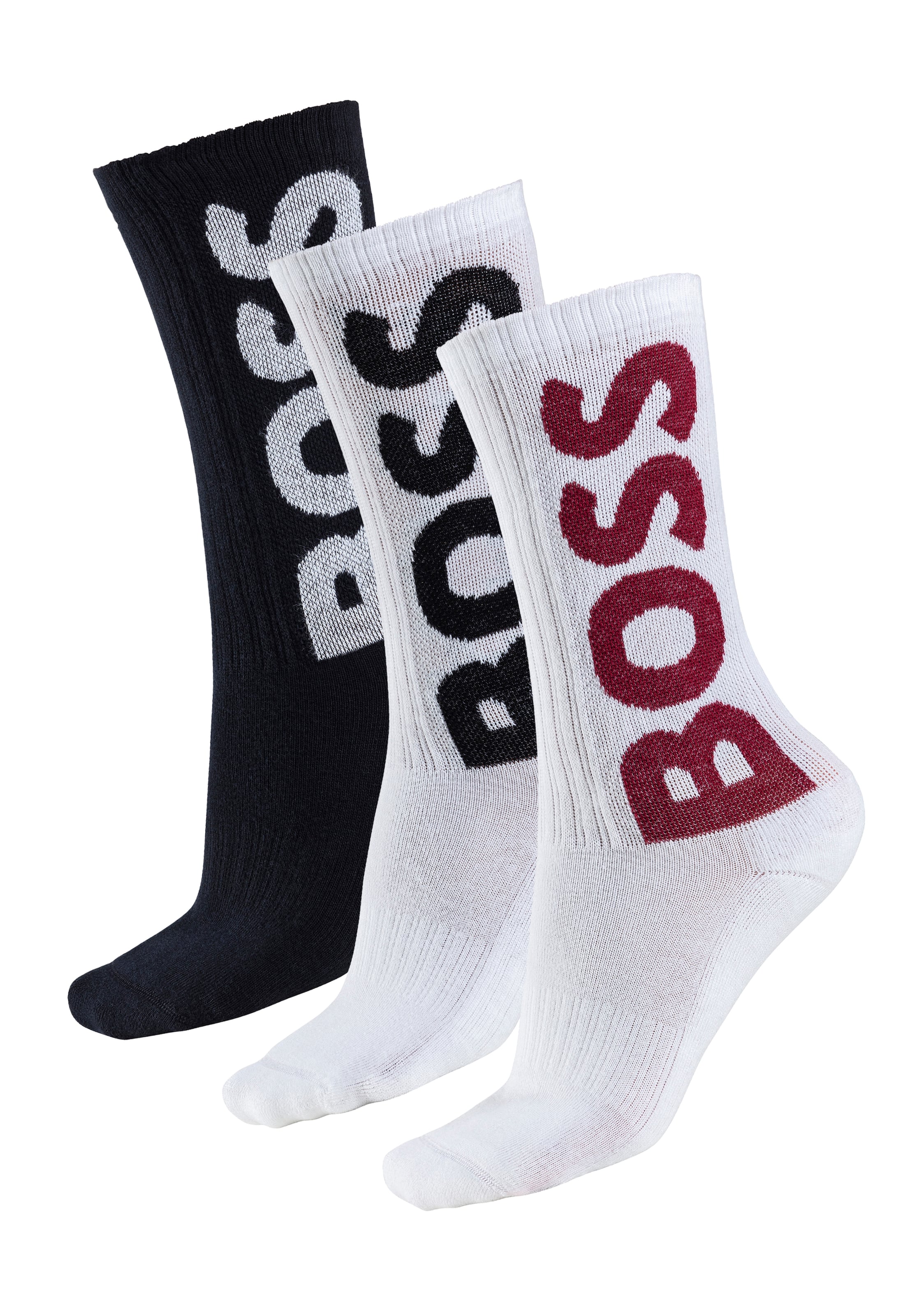 BOSS Socks in Red / Black / White, Item view