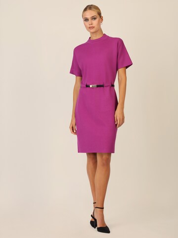 APART Knitted dress in Purple