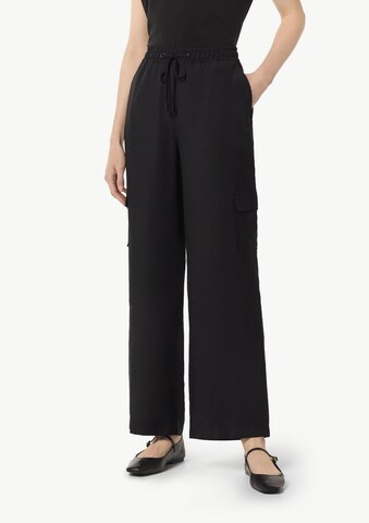 Regular Pantalon COMMA en noir