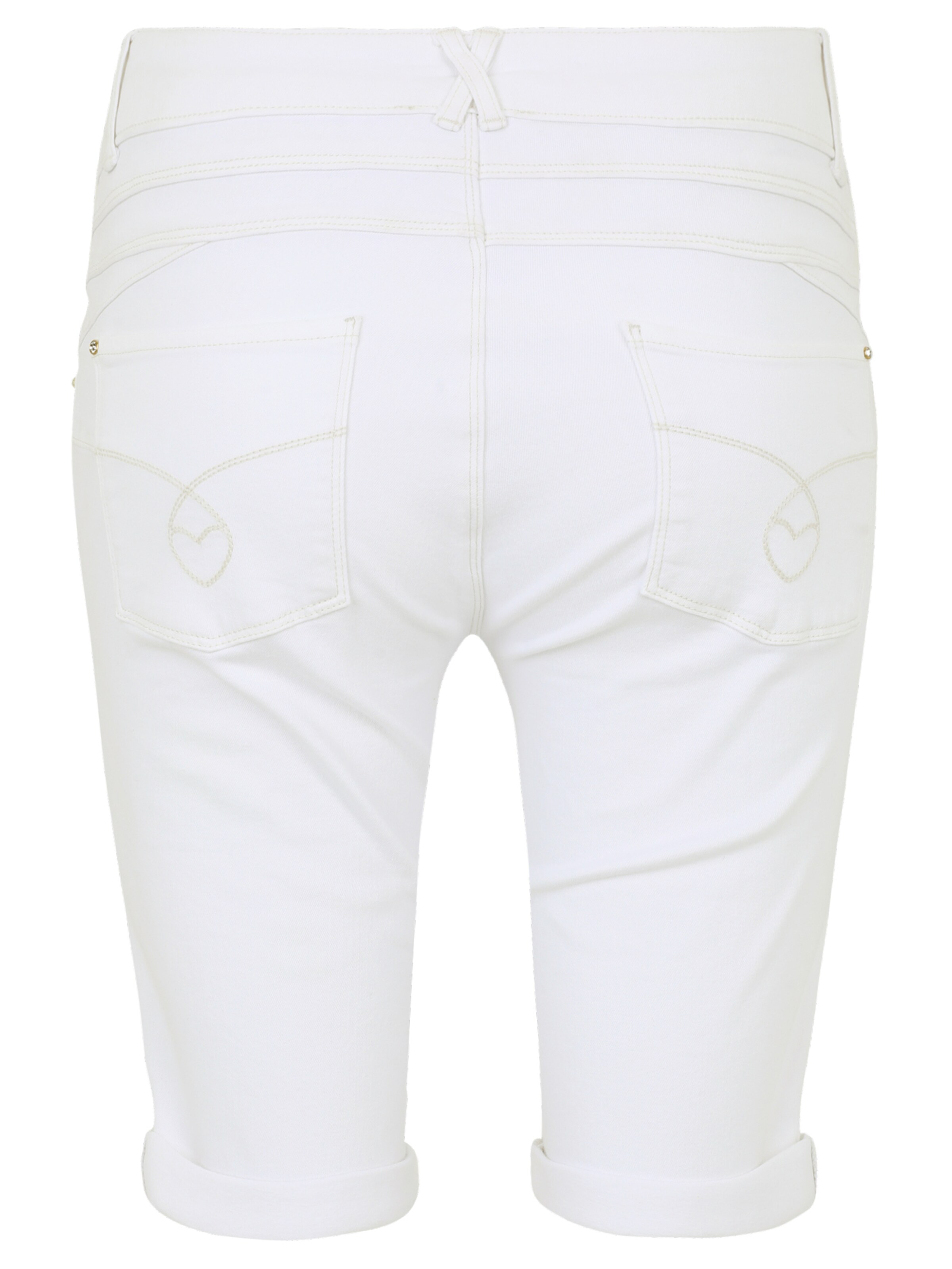 Cartoon Skinny Pants in White