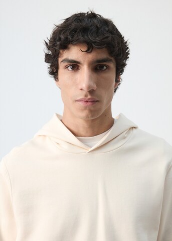 MANGO MAN Sweatshirt 'Bone' in Beige