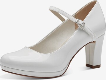 TAMARIS Pumps in White: front