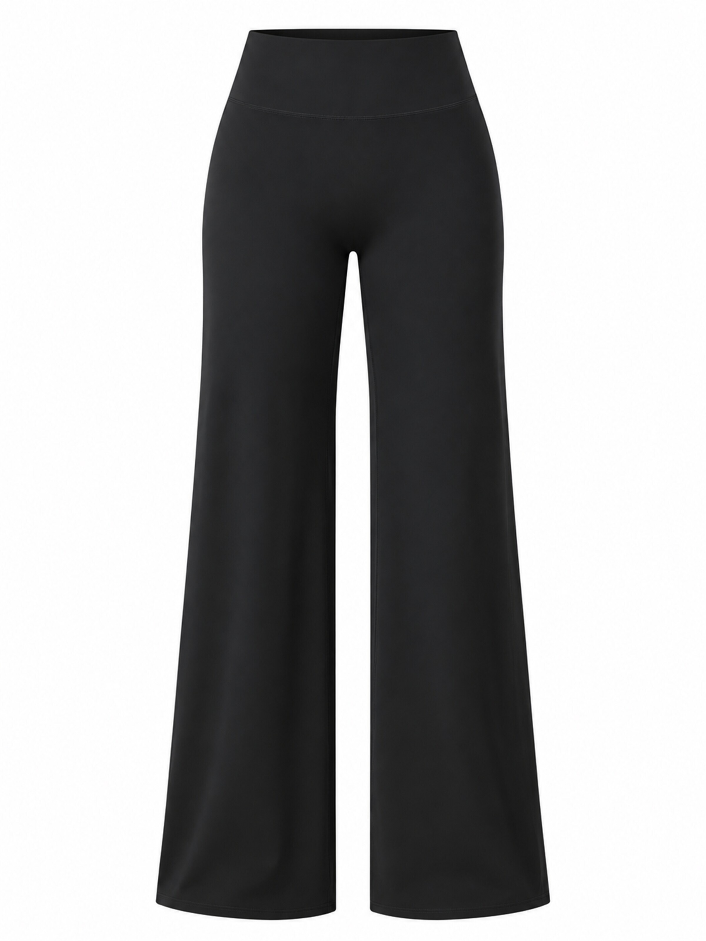 ZAAYO Wide Leg Sporthose 'Women's Wide‑Leg Yoga Sports Pants'‌‌ in Schwarz: Vorderseite