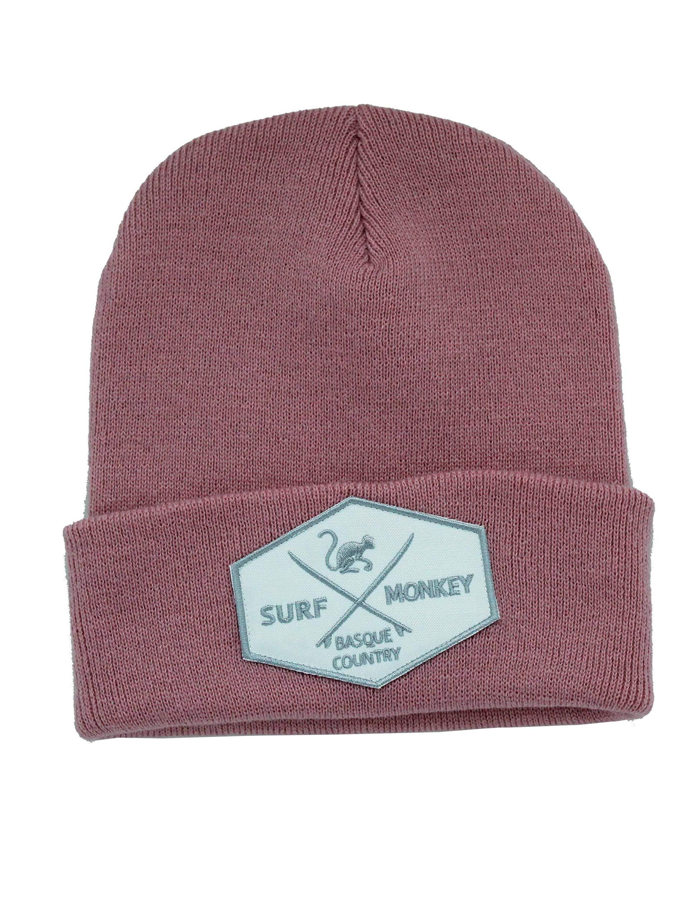 Berretto di Surf Monkey in rosa: frontale