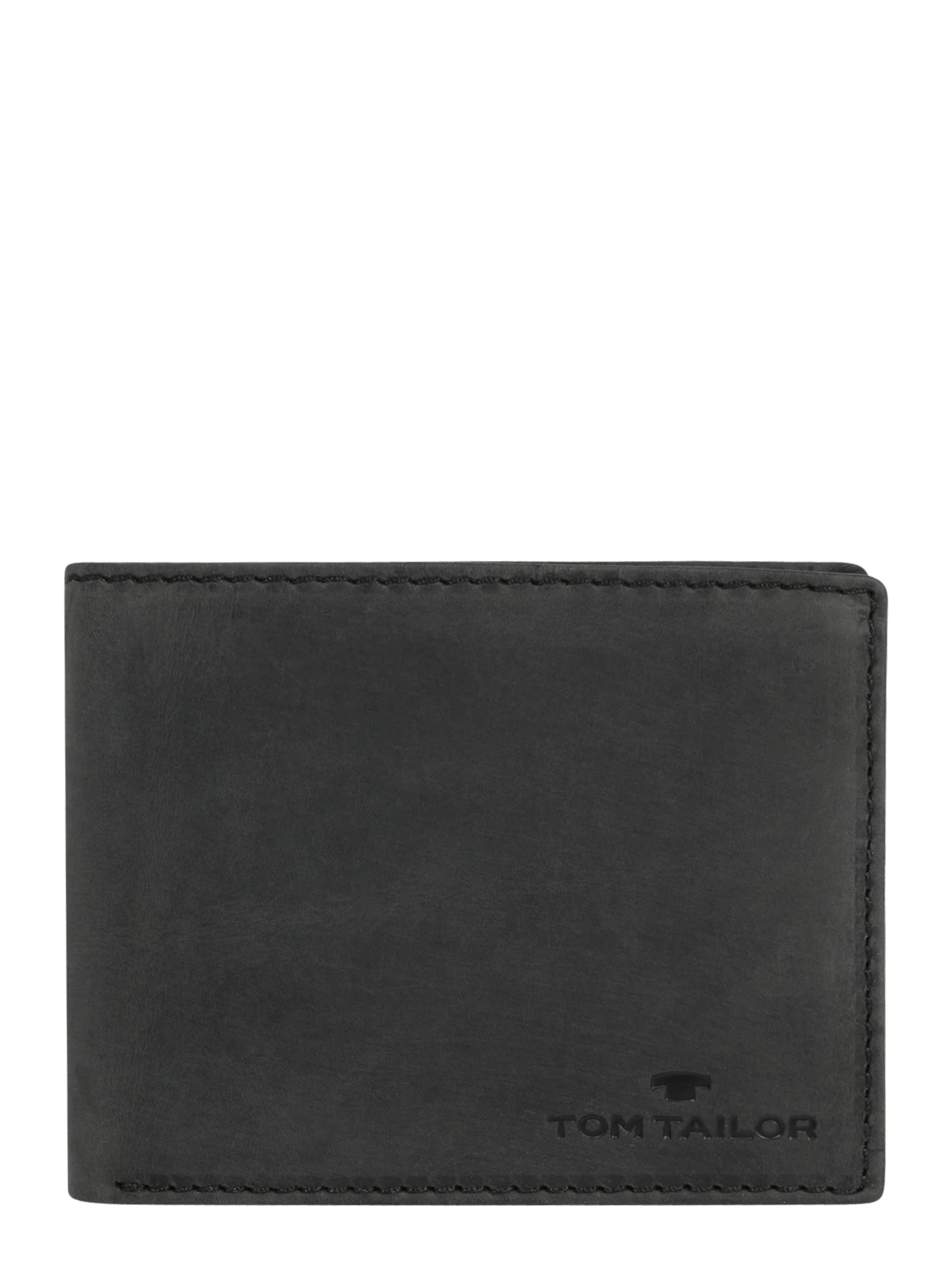 TOM TAILOR Портмоне 'Ron' в Черный: спереди