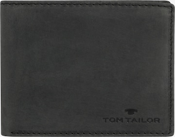 TOM TAILOR Wallet 'Ron' in Black: front