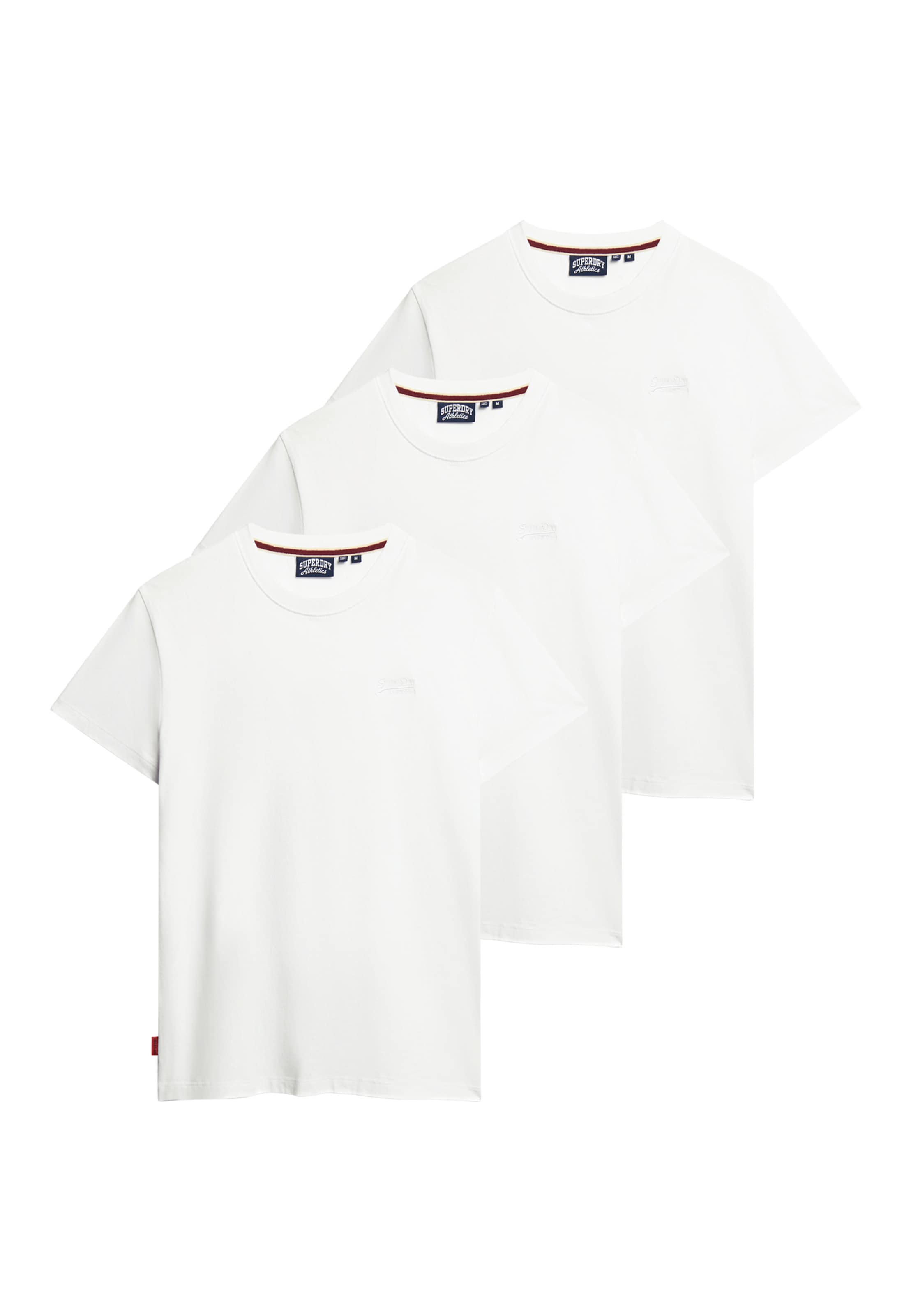 Superdry Shirt 'Essential' in Wit: voorkant