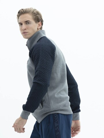 SCR. Sports sweat jacket 'LEBO' in Grey