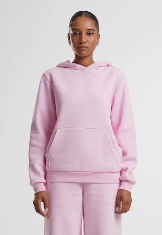 rožinė Urban Classics Megztinis be užsegimo 'Fluffy': priekis