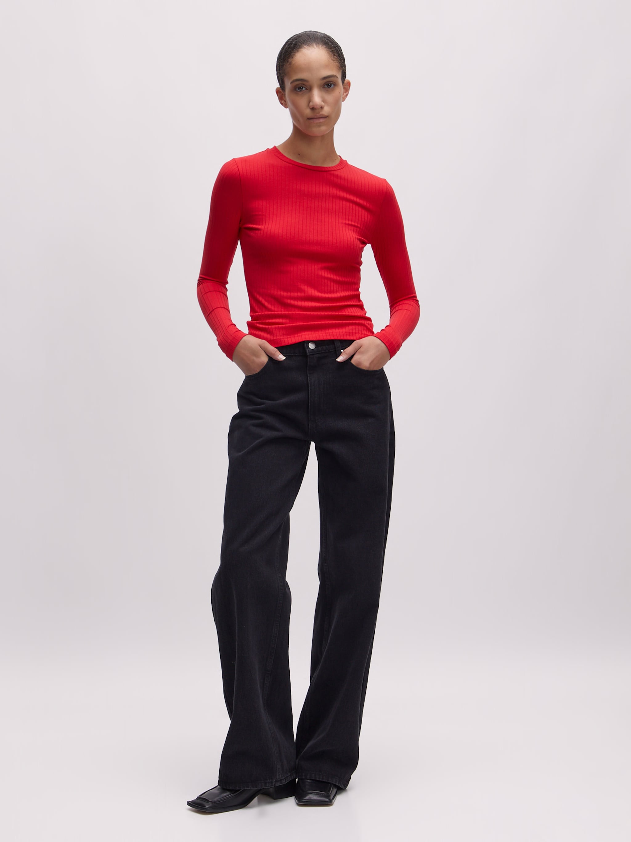 EDITED Producten Shirt 'Ginger' Rood