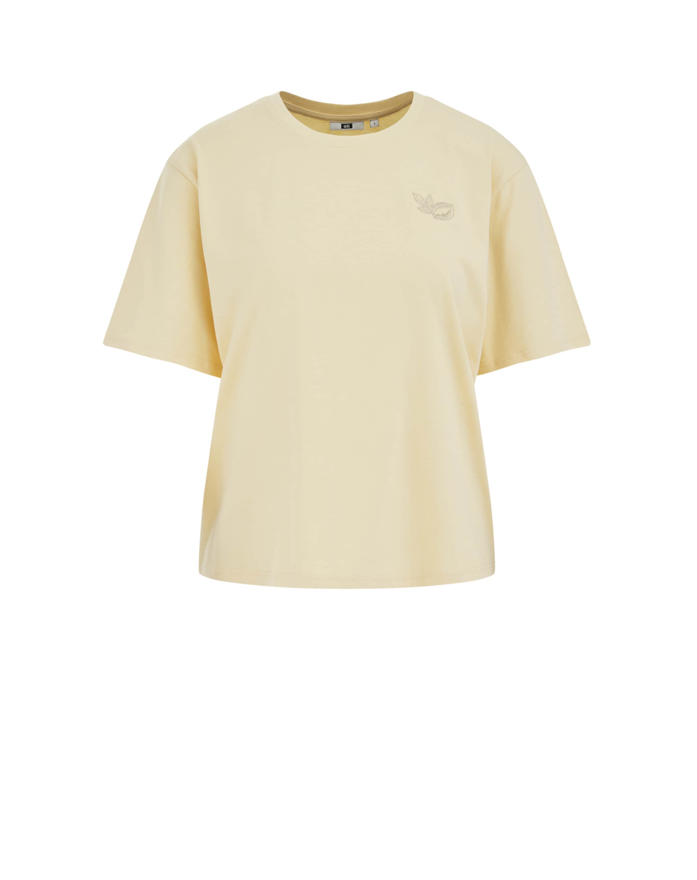 WE Fashion - Camisa em amarelo: frente