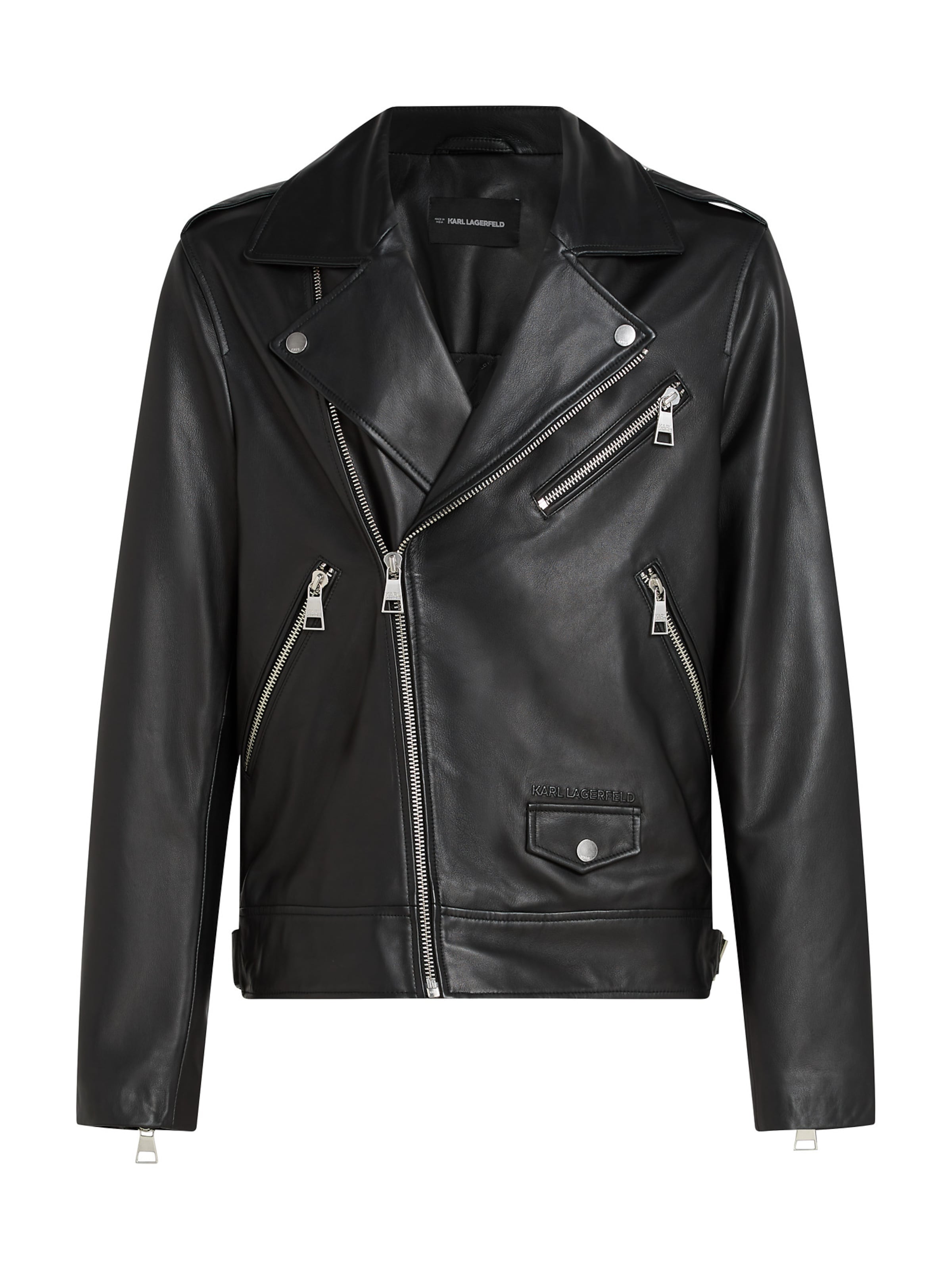 Karl Lagerfeld Between-season jacket 'Essential' in Black: front