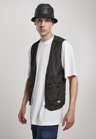 Gilet Urban Classics en noir : devant