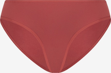 Albero Natur Slip 'Klassischer Bio-Baumwoll Damen Slip' in Rot: Vorderseite