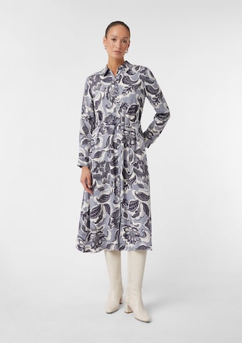 COMMA Jurk in Blauw: voorkant