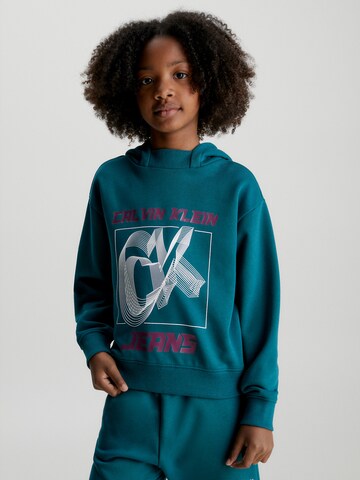 Calvin Klein Jeans Sweatshirt i blå: forside