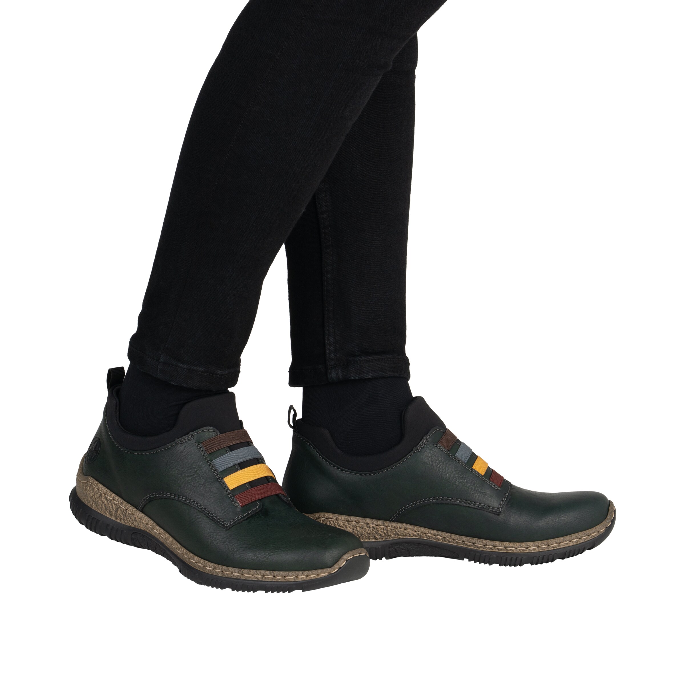 Rieker Boots in Green: front