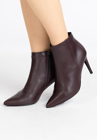 Bottines faina en marron