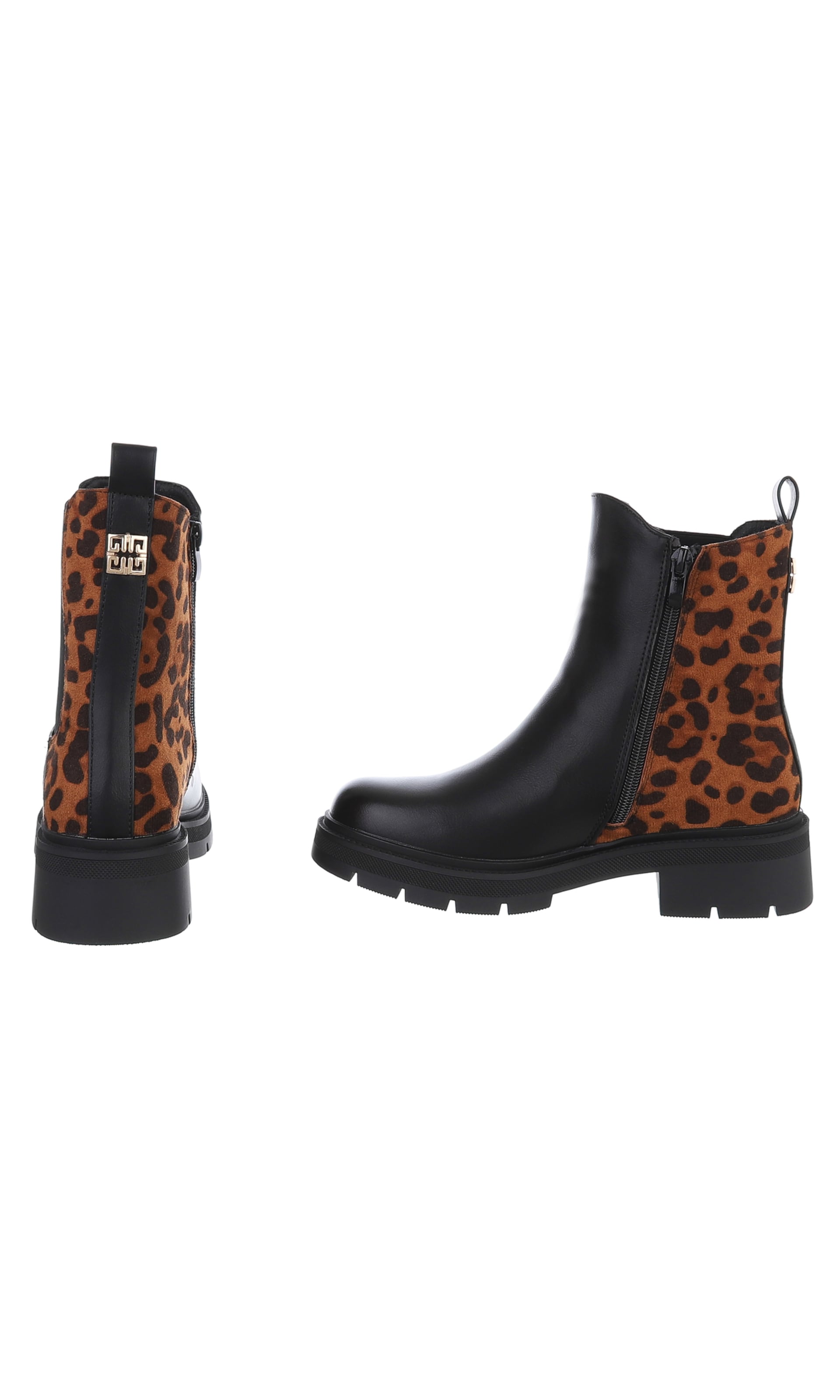 Ital-Design Ankle Boots in Black