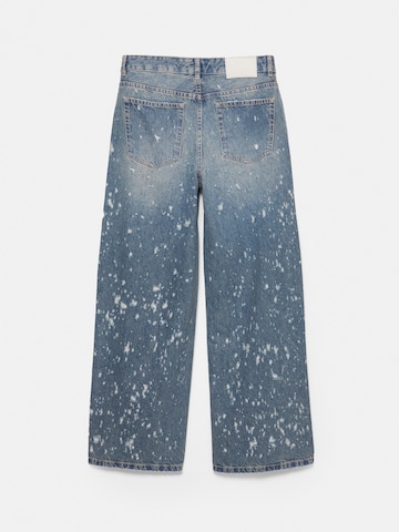 Wide Leg Jean 'STWD' Pull&Bear en bleu