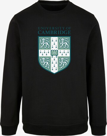 Sweat-shirt 'University Of Cambridge - Shield' Merchcode en noir : devant