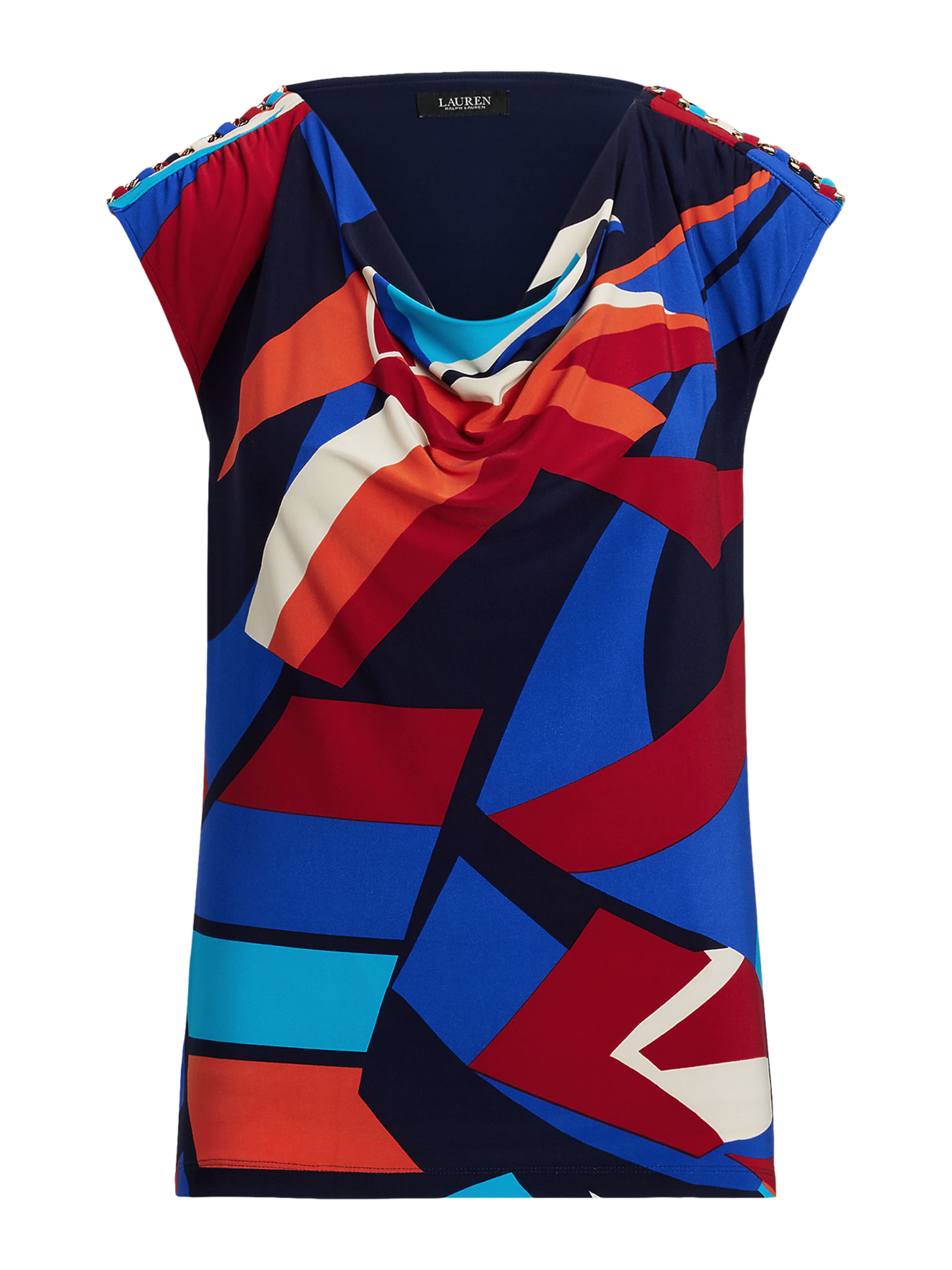 Lauren Ralph Lauren Top – modrá: přední strana