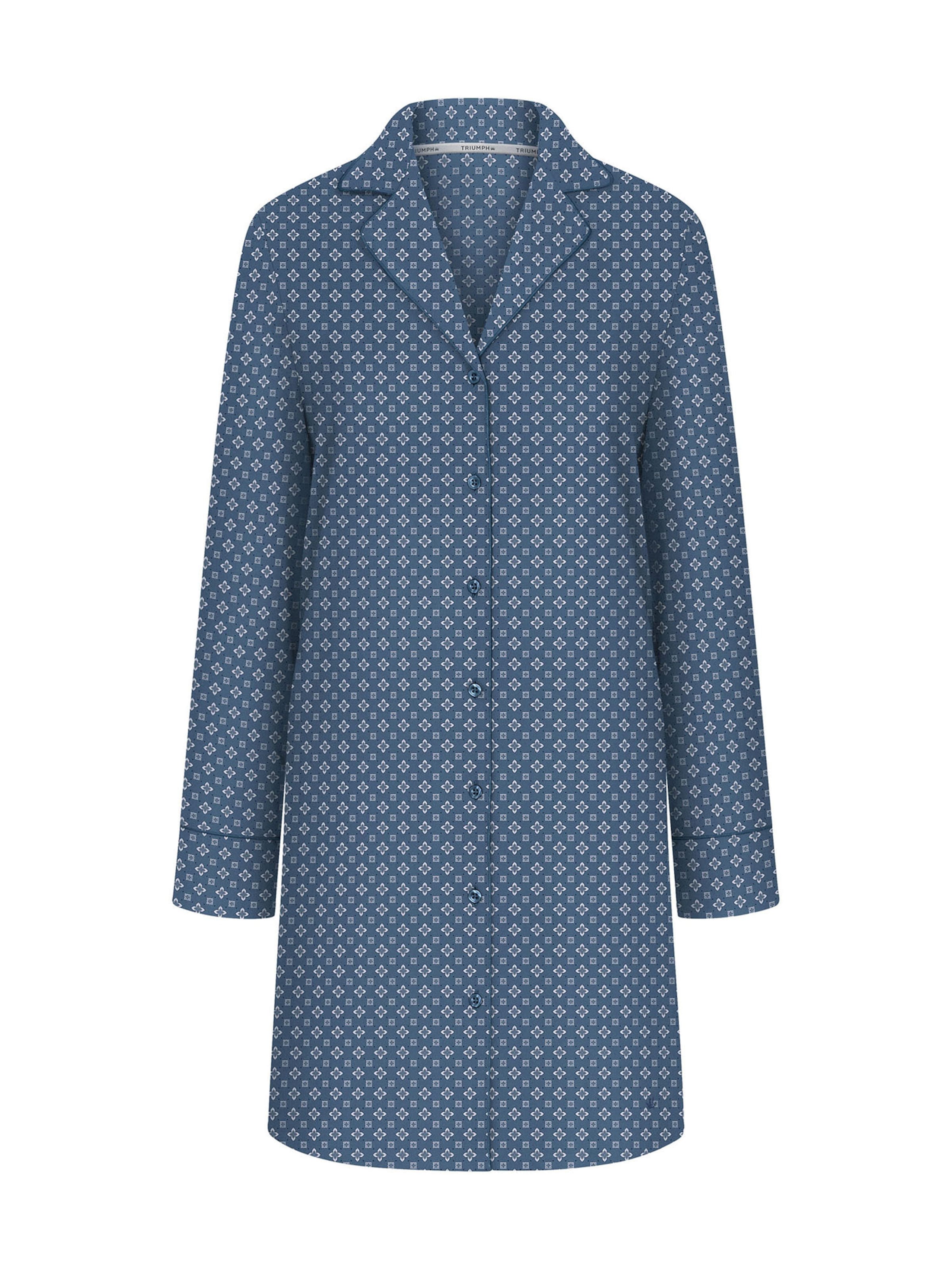Chemise de nuit ' Red Label Boyfriend Fit ' TRIUMPH en bleu : devant