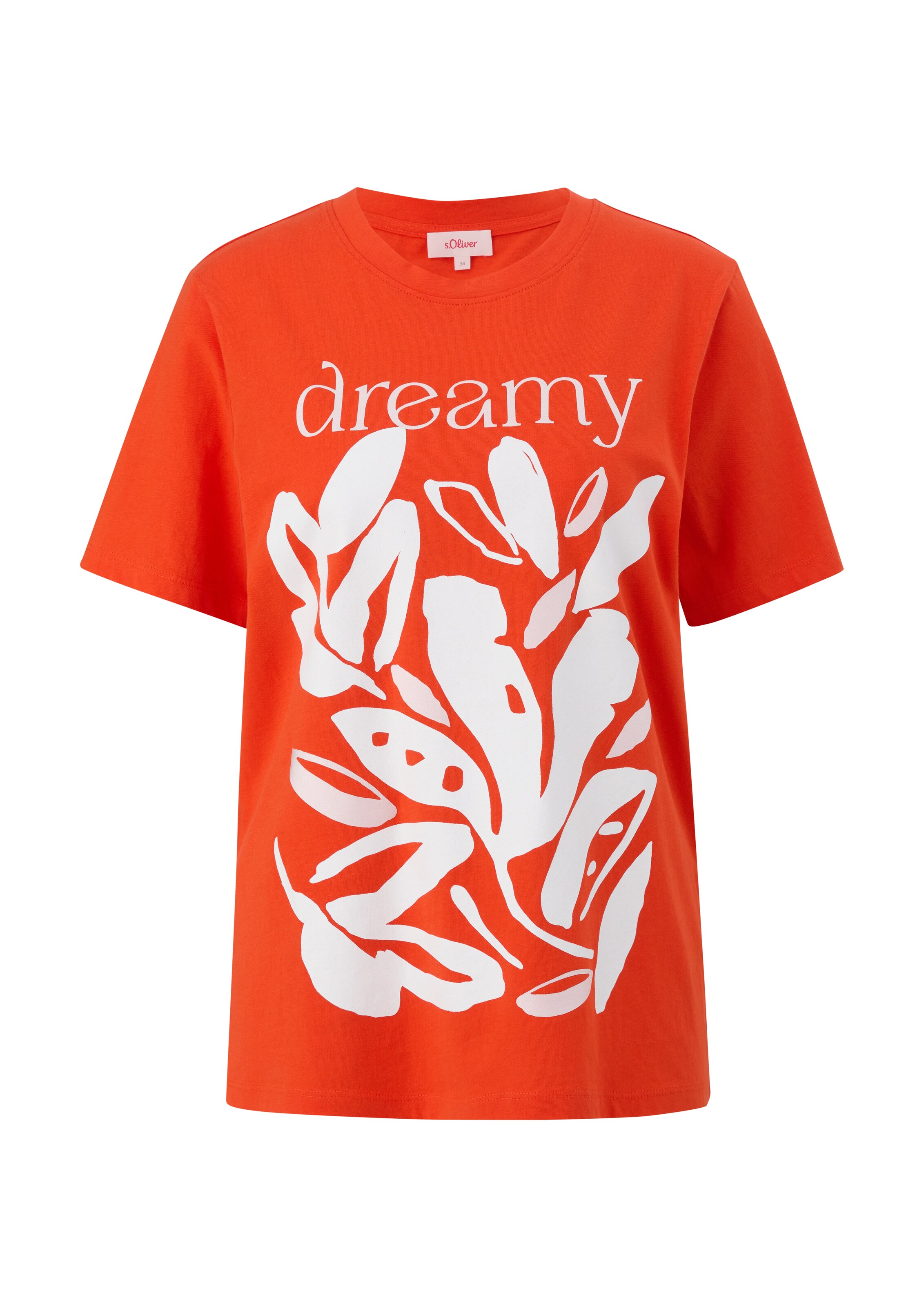 s.Oliver T-Shirt in Orange: Vorderseite
